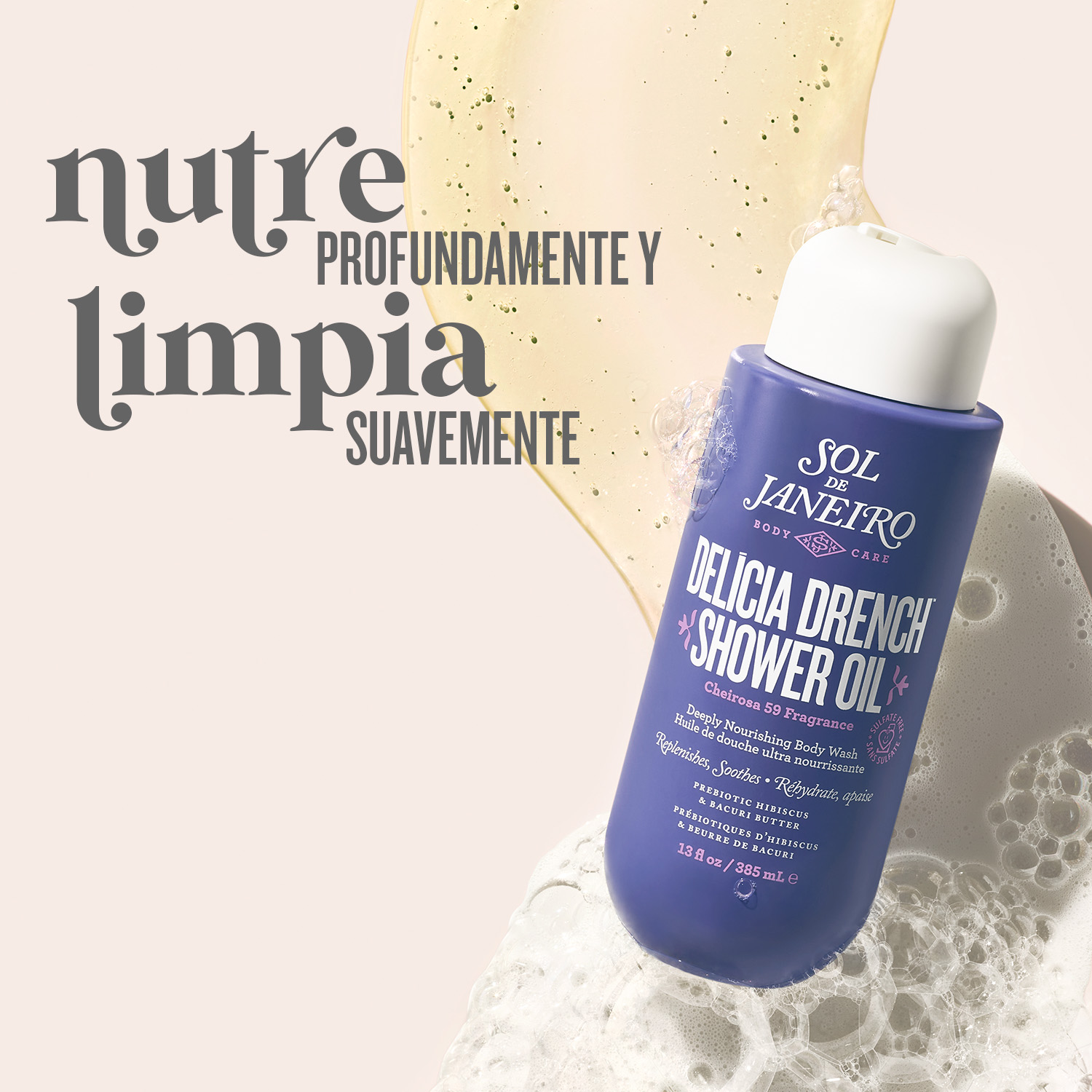 DELÍCIA DRENCH™ SHOWER OIL (JABÓN CORPORAL)